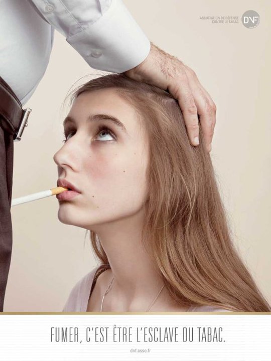 sucking tobacco