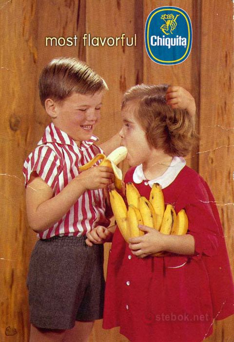 eating banana
