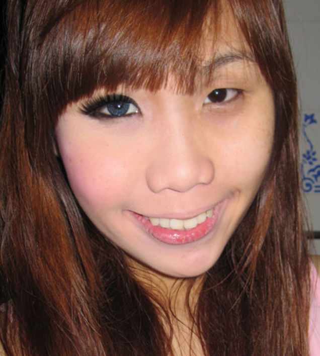 before and after makeup 01