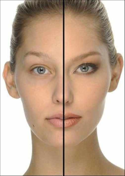 before and after makeup 18